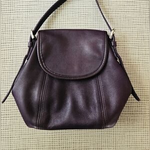 Coach Purple Ink Soho Small Flap 4108 Bag Purse Vintage Nickel Silver READ